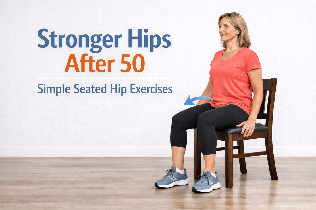 Stronger Hips After 50: An 8-Minute Chair Routine That Improves How You Move